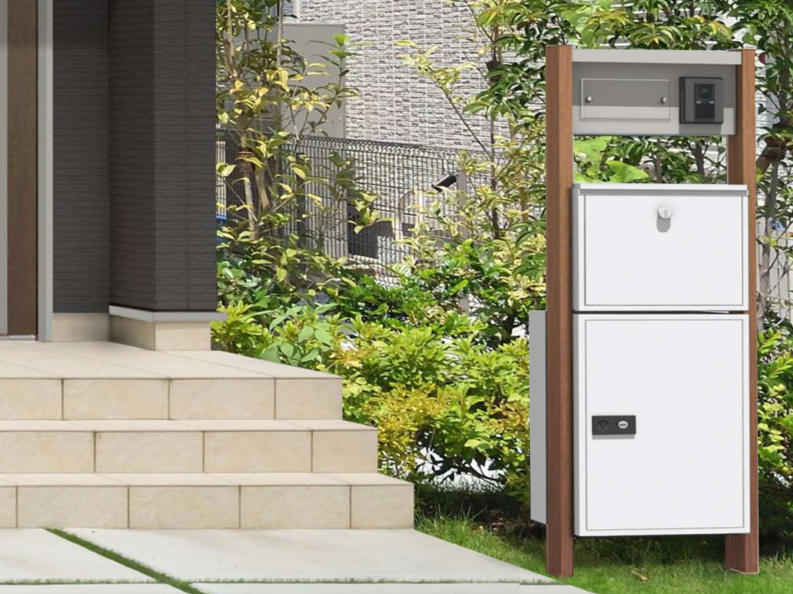 ワイド型機能門柱